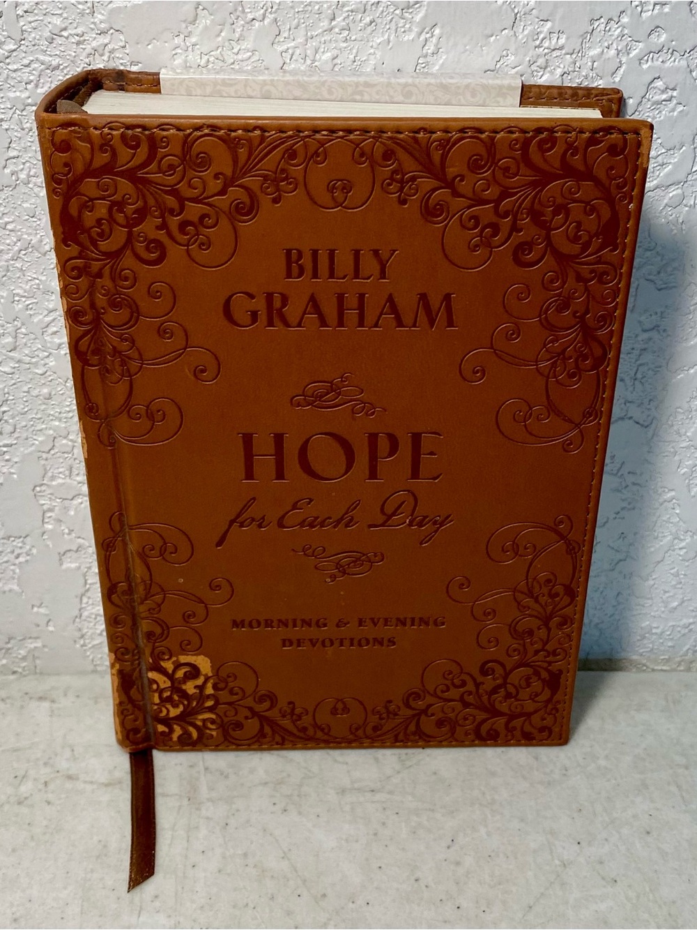 Hope for Each Day Morning and Evening Devotions Hardcover by Billy Graham